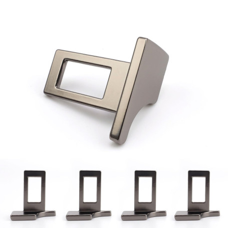 0XBIT Boucle Ceinture Voiture, 5 Pièces Boucle de Ceinture de Sécurité, Accessoires de Voiture Multifonctionnels, en Matériau Mé