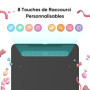 XPPen DECO01V3 Tablette Graphique à Dessin 10x6 Pouces Stylet Passif 16K(16384) Niveaux avec Inclinaison et 8 Raccourcis - Compa