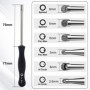 Biuhpa Set de 12 Outils de Réglage de Carburateur Réglage Tronçonneuse Tournevis Reglage Carburateur Tronconneuse 2 Temps Tourne