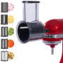 Trancheuse pour hachoir KitchenAid, hachoir à légumes, râpe à fromage, fruits, coupe-salade, accessoires avec 5 lames Gdrtwwh