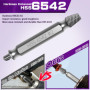 9 Pièces kit Extracteur de Vis Cassée Avec 3 Forets, Dureté 63-65HRC, Fabriqué en HSS 6542, Extracteur de Vis Dénudé, Extracteur