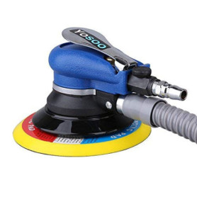 Polisseuse Pneumatique, 10 000RPM Pneumatique De Ponceuse d'Orbite avec Plateau de Ponçage Diamètre 150 mm pour Polissage Meulag