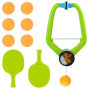 Guyode Raquette de Ping Pong, Ensemble Portatif D'entraîneur de Tennis de Table Suspendu D'intérieur, Balle Ping Pong Réglable, 