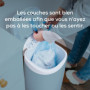 Angelcare - Dress Up - Recharges Octogonales pour Poubelle à Couche Dress Up/Essential - Anti Odeurs Et Grande Capacité - Lot de
