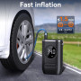 WYRIAZA Gonfleur Pneus Voiture, Compresseur à Air Portatif 150PSI 4X Plus Rapide, avec LCD Numérique et Lumière LED, 4 Modes Com