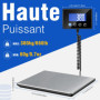 RAOYAN Balance Colis 300kg avec Haute Précision 20g, Pèse Colis Professionnel, Grand Écran LCD, Fonction Tarage, Alimentation su