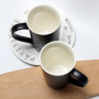 Grandes tasses à café de 20 oz / 600 ml, Smilatte M007 tasse en céramique haute plate avec poignée pour papa homme, lot de 2, no
