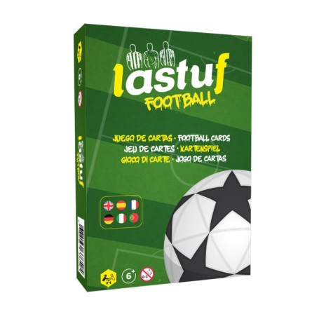 LASTUF Jeu de Football Familial Jeu de Cartes de Football en français - Jeu de société pour Enfants et Adultes - Cadeau à partir