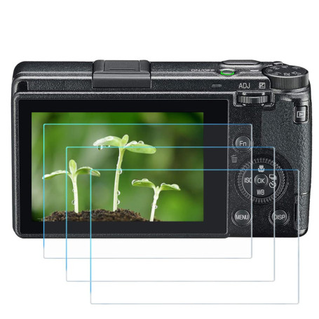 FANZR GR III Lot de 3 protecteurs d'écran en verre trempé anti-rayures pour appareil photo Ricoh GR III GR3 Dureté 9H 0,3 mm