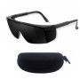 MisFun Lunettes de Protection Laser, Lunettes IPL 190-2000nm avec Étui à Lunettes, Lunettes de Protection Pulse Protect, Lunette
