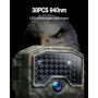 WOLFANG Caméra de Chasse,36MP 2K HD Caméra Chasse avec 940nm No Glow Vision Nocturne,IP66 Etanche pour l'observation des Animaux
