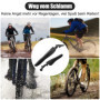 OUXI Jeu de Garde-Boue pour Vélo, Garde-Boue Portable et Ajustable pour Vélo, Garde-Boue Avant et Arrière pour VTT, Vélo de Rout