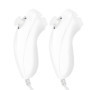 Sporgo Lot de 2 manettes Nunchuk pour Wii : manette de jeu vidéo Wii U, manette Nunchaku droite avec Motion Plus, les manettes N