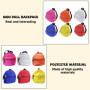 Nizirioo Mini sacs à dos petits sacs d'école : 6 pièces sac à dos poupée miniature fournitures scolaires, mini sac à dos livre m