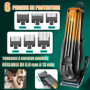 VGR 644 Tondeuse pour Hommes Professionnelle, Tondeuse à Barbe Sans Fil & Rasoir Électrique, Kit de Coupe de Cheveux Rechargeabl