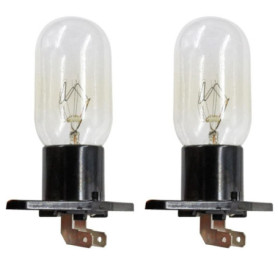 CENPEK Lot de 2 Lampes de Four à Micro-Ondes Z187 240 V 25 W 6,3 MM pour De Nombreux modèles