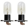 CENPEK Lot de 2 Lampes de Four à Micro-Ondes Z187 240 V 25 W 6,3 MM pour De Nombreux modèles