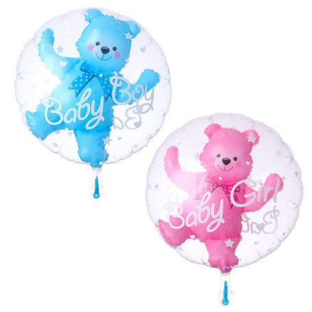 HDGSAFD 2 Pièces Ballons Ours, Ballons Créatifs en Aluminium, Ballons pour Enfants, Ballons De Style Dessin Animé, Ballons De Dé