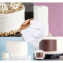 ilauke Outil de Pâtisserie Lissoir,Cuisson Unité Outils Wipe (Coupe-Gâteau)