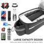 MEMOFYND 1 sacoche de porte-vélos, sacoche de vélo, sacoche de porte-bagages, sacoche de vélo (noire)