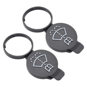 Lot de 2 couvercles de flacon pulvérisateur en verre, couvercle de réservoir d'essuie-glace, couvercle de réservoir de liquide d