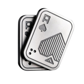 NyxSeat 1 jouet de poker en métal, jouet Fidget pour adultes, jouet sensoriel magnétique, jouet anti-stress portable