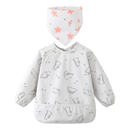 Bangage Bébé 1 Pièce, Écharpe Triangulaire De 1 Pièce, Dossier D'Alimentation Pour Enfants, Tablier Étanche À Manches Longues, D