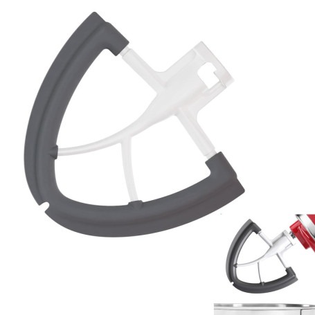 VireEyU Accessoire Batteur Plat en Acier Inoxydable pour Mixeur, Fouet, Accessoires de Cuisine pour Modèles de 5,5 à 6 Quarts, I