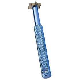 ANCLLO Aiguiseur de club de golf avec 6 têtes de nettoyage - Outil de nettoyage parfait pour rainurer - Cale en alliage solide -