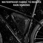 JJiaoLinin Sacoche Triangulaire pour Vélo, Sac Triangle de Cadre Vélo, Sacoche Triangle étanche pour Vélo, Sac Triangulaire, pou