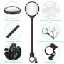 Gvolatee 2 Pièces Retroviseur Velo, 360° Réglable Retroviseur Trotinette Electrique, Rétroviseur Vélo Guidon pour Guidon 22-32mm