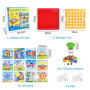 Legpador Mosaique Enfant pour dès 2 ans, Coffret Mosaïques, Puzzle de Mosaïque Créatif, Educatif Cadeau Montessori, Jouets Éduca