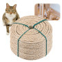 40M Corde de sisal Naturelle pour Arbre à Griffes - Corde de Rechange résistante pour Arbres à Chats - Idéale pour la Maison, Le