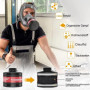 Sosvulix Les masques à gaz réutilisables sont utilisés pour la peinture par pulvérisation, les pesticides, l'industrie chimique,