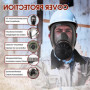 Sosvulix Les masques à gaz réutilisables sont utilisés pour la peinture par pulvérisation, les pesticides, l'industrie chimique,