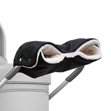 Newpop gants poussette, moufle poussettes avec polaire chaude et coton, gant poussette protège-mains imperméable coupe-vent tail
