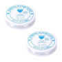 iCovalescent 2 Rouleaux de Fil élastique Transparent, Fil Elastique pour Bracelet, Utilisés pour Les Bracelets, Les Perles, L'ar