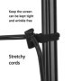Mudder Pince de Serrage Backdrop Clamp Clip pour Photo Studio Vidéo, 12 Pack, Noir