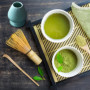 VMUTGA MA-01 Accessoire de Cérémonie du Matcha Japonais, Fouet Matcha en Bambou Naturel, Cuillère Traditionnelle, Cuillère à Thé