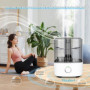 Humidificateur d'air Chambre 5L, Vankarr Ultrasons 26dB Silencieux Humidificateurs d'Air Bébé Top-Fill humidifier d'air pour Cha