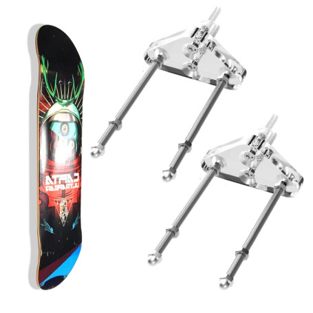 xyuayamz Support Skateboard, Supports Muraux pour Longboard, Support Skate Rack, Porte Ski Mural pour Salon Garage Mur Affichage