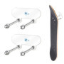 xiruiubao Support Skateboard,Support Skateboard Mural avec Accessoires de Montage,Support Mural pour Rack per Esposizione e Stoc