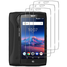 KELOLIN [3 pièces Verre Trempé Protection écran Pour Crosscall Trekker X4 9H Dureté, Installation Simple,sans Bulles, Anti Rayur