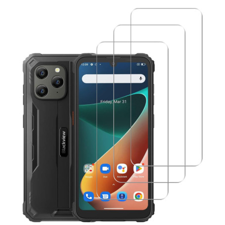 Vuciya Lot de 3 Verre Trempé Compatible avec Blackview BV5300/BV5300 Pro/BV5300 Plus Protection Écran 9H Dureté Vitre Film Résis