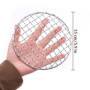 AMJKEJI Grille de barbecue ronde en acier inoxydable - Diamètre : 15 cm - Pour l'intérieur et l'extérieur - Pour le camping, les