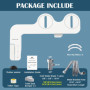 Bidet - Toilette Japonaise - Bidet Toilette WC - Bidet Portable pour WC - WC japonais Bidet WC - Jet Toilette WC - Cuvette Japon