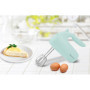 Elite Gourmet EHM003M Batteur à main électrique 5 vitesses, très puissant, avec 2 grands fouets en acier inoxydable, pour prépar