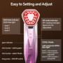 Appareil Radiofréquence Lifting Visage, Ibtyzo Appareil Visage Lifting EMS Appareil Anti Rides Visage 6 en 1 RF Masseur Visage R
