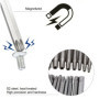 Embout de Tournevis Long 20pcs, YUHIAKE Embouts de Vissage Magnetique, Torx T8-T40, Hexagonal H2-H6, Phillips PH1 PH2, PZ PZ2, P