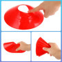 Set de 50 Plot Sport-5 Couleurs-Idéal pour Cone de signalisation-Parfait pour l'entraînement au Football, Hockey, Patinage et Ha